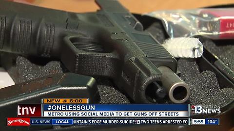 Metro starts #OneLessGun campaign