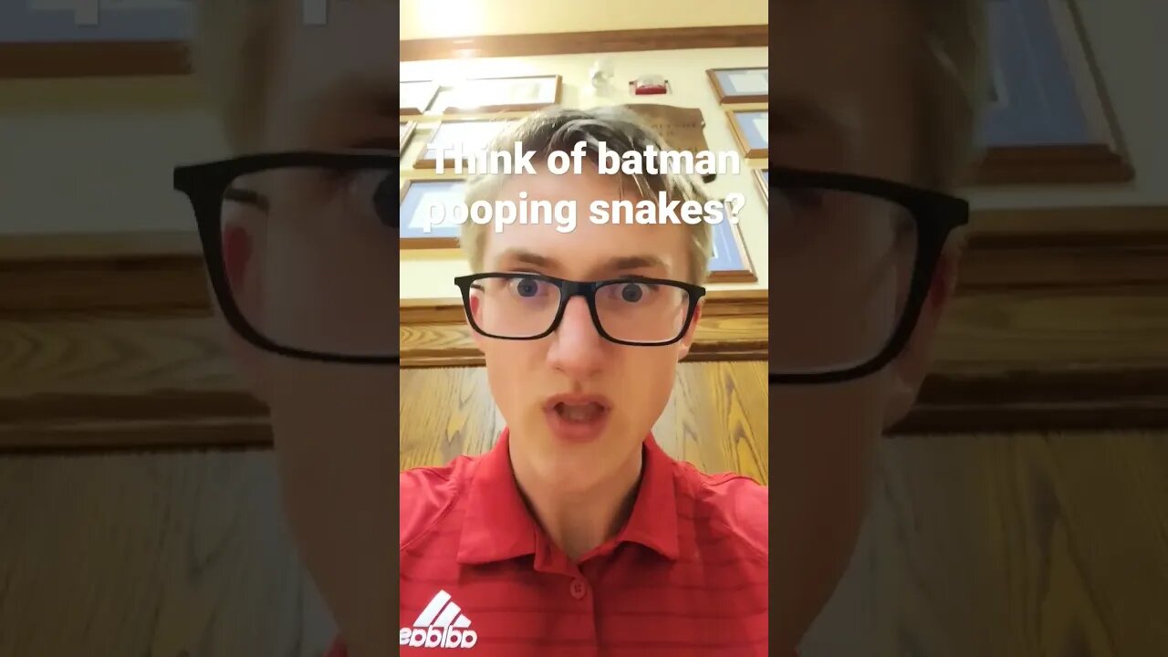 Think of batman pooping snakes #shorts