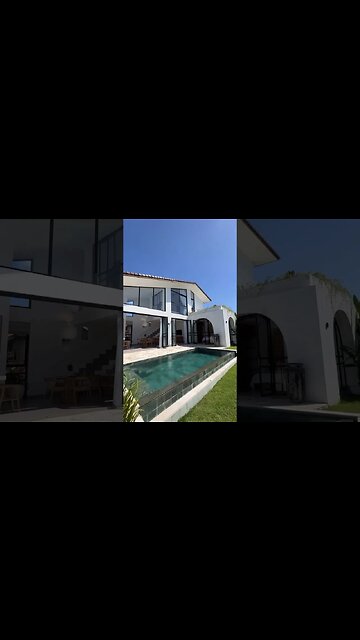 Your Dream Mediterranean-Scandinavian Villa in Ubud! 🌴 #bali #shorts #architecture #ubud