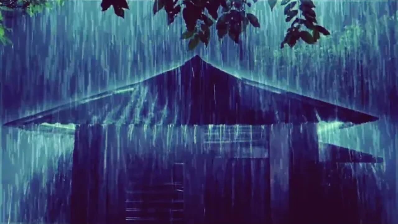 Relaxing Autumn Rain For Sleeping// 2 Hour