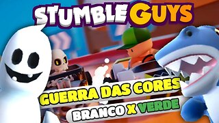 #stumbleguys ,GUERRA DAS CORES BRANCO X VERDE