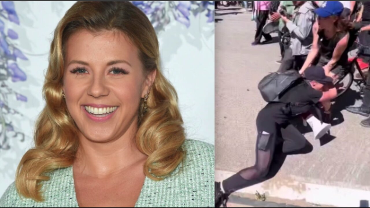 Full House Actress Jodie Sweetin ASSAULTED At #RoeVWade Protest By LAPD Police Officers