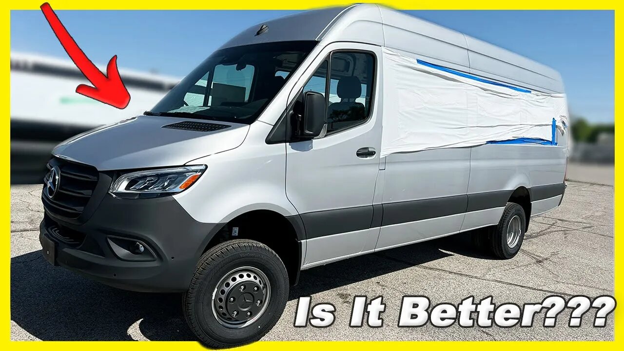 Driving AWD Mercedes Sprinter Van Before Becoming Coachmen Galleria Class B RV