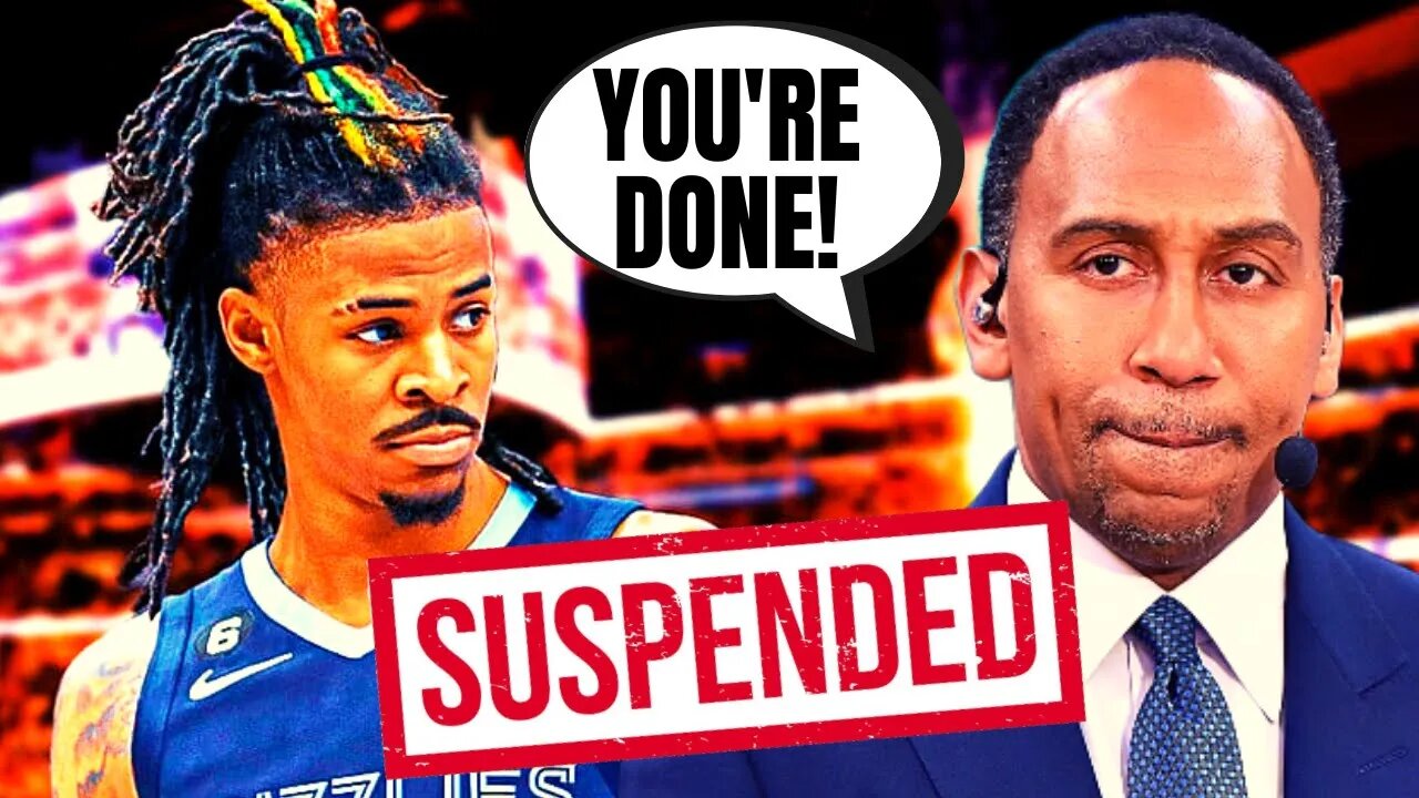 Stephen A Smith Says Ja Morant May Be Suspended FOR A YEAR After Getting Caught Flashing Gun Again