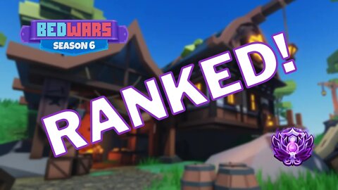 MY FRIST RANKED ROBLOX BEDWARS MATCH!! #roblox #bedwars #robloxbedwars