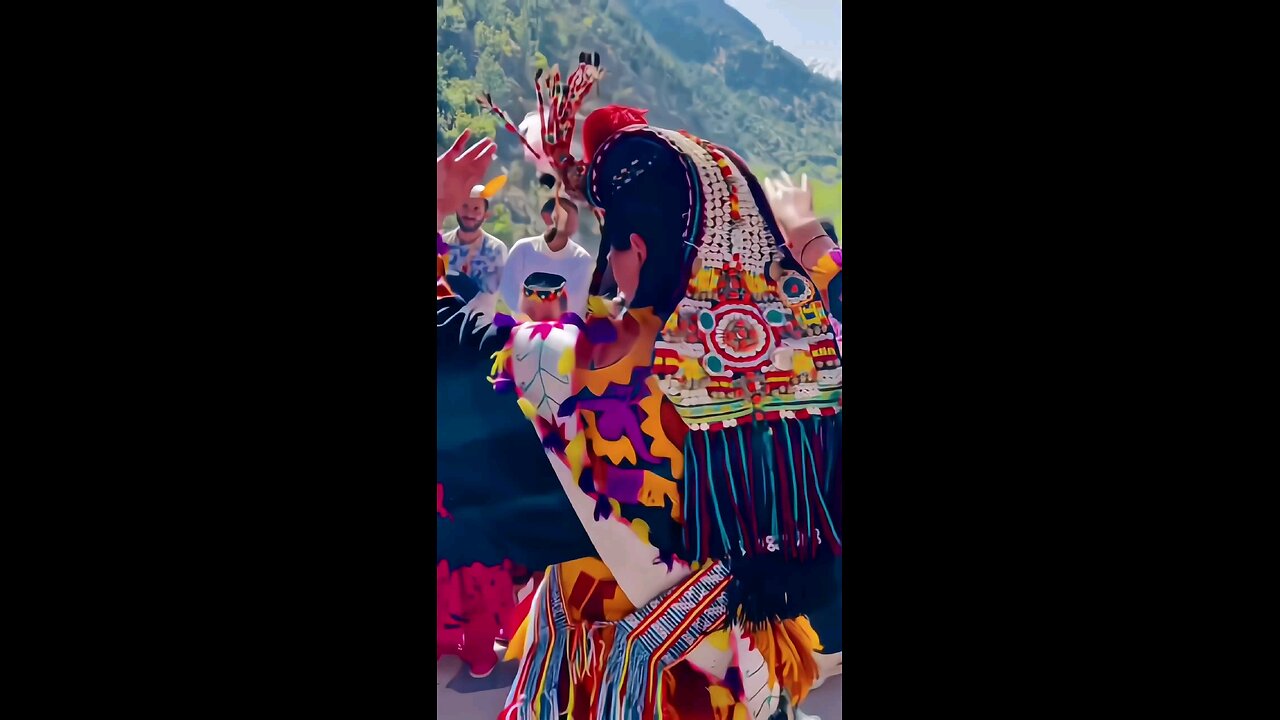 Karina Azam kalash Dance on kalash festival 2024