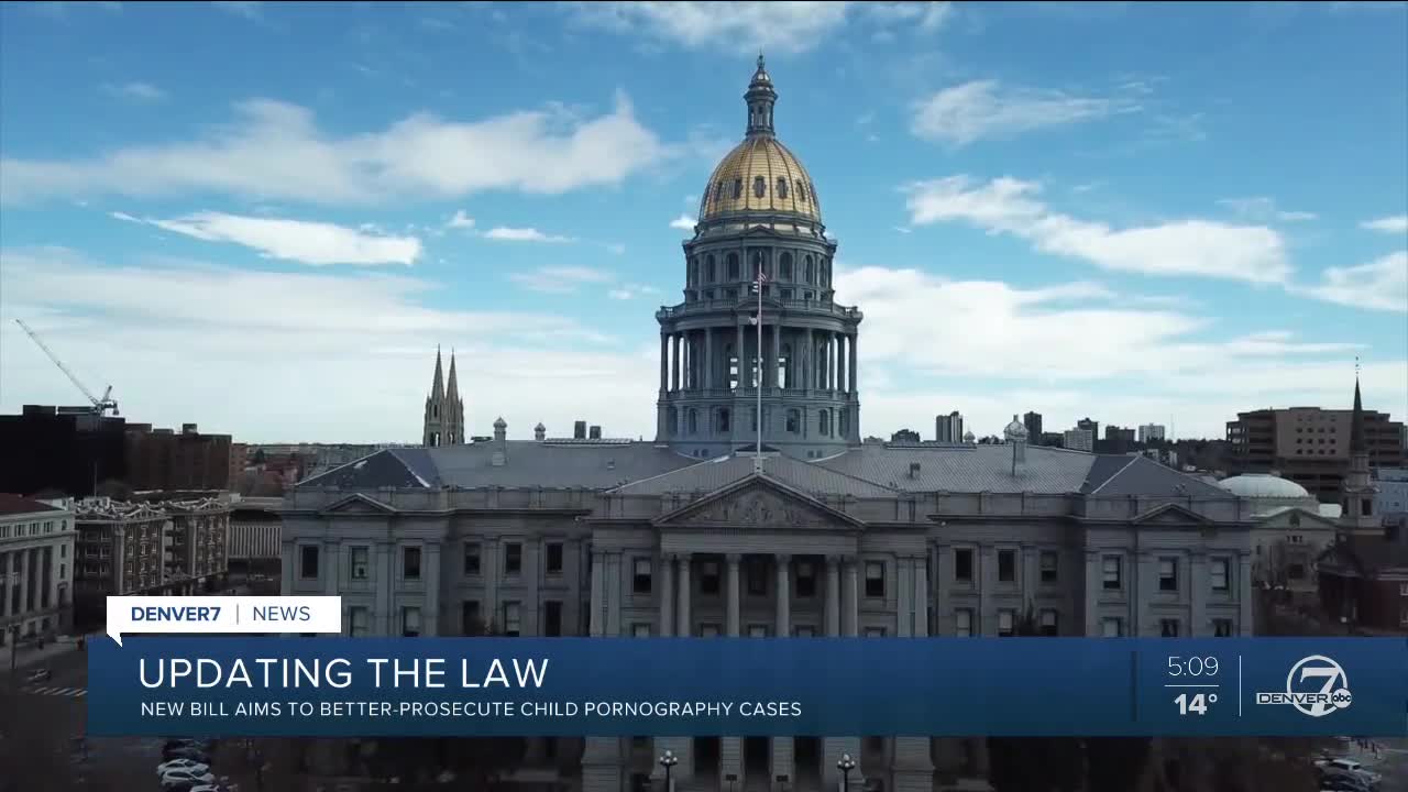 Bill looks to update Colorado's child porn laws as a consequence of changing technologies