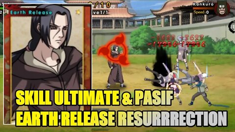 Skill Ultimate & Pasif Earth Release Resurrection Itachi Ultimate Fight Survivors