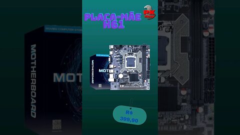 𝓟𝓵𝓪𝓬𝓪 𝓜ã𝓮 𝓗61 Buscando por Placa-mãe? Confira em nossa #lojavirtual #shoppkweb #shop #placamae