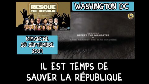 Il est temps de SAUVER LA RÉPUBLIQUE.