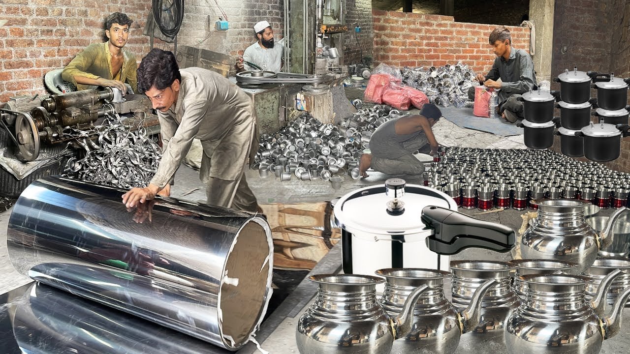 Process of Making High Quality Steel Pots | Stainless Steel Utensils Manufacturing Factories