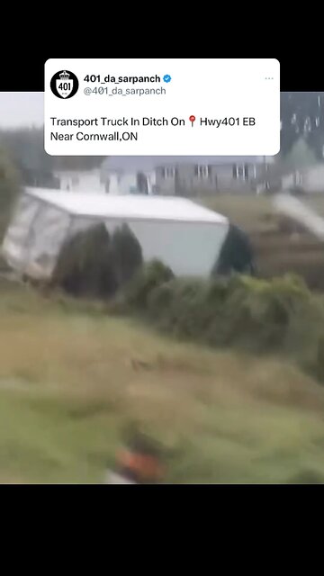 Off Roading On Highway 401 Cornwall