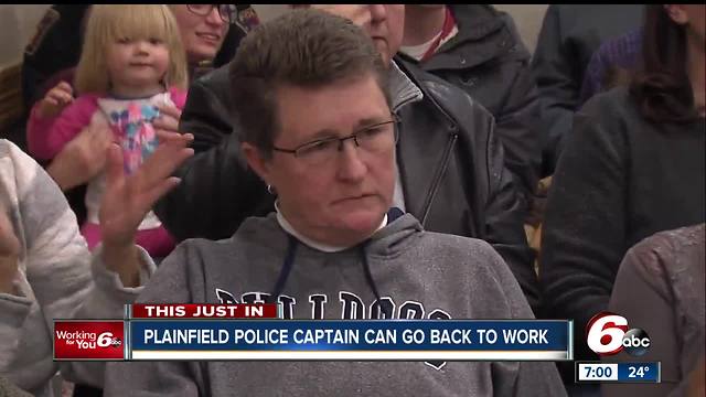 Plainfield captain who made 'white male privilege' comment during diversity training back on the job