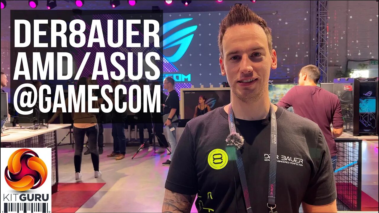 der8auer @ AMD/ASUS Gamescom