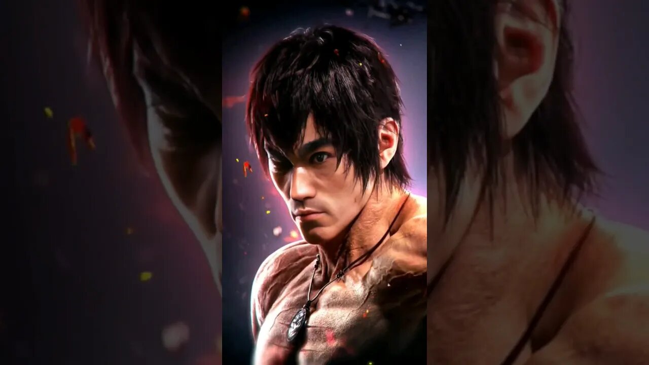 Bruce Lee deepfake Tekken 8 Marshall Law #brucelee #marshalllaw #deepfake #shorts #tekken8