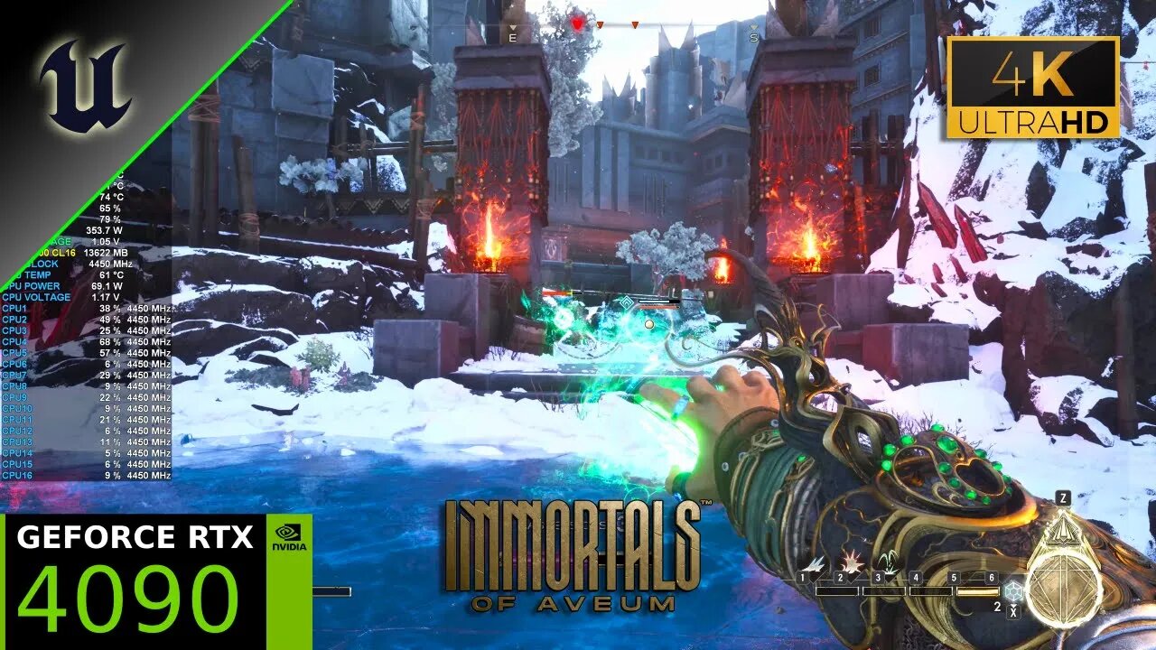 Immortals Of Aveum | RTX 4090 | 4K DLSS 3, Ultra Settings | Ryzen 7 5800X3D