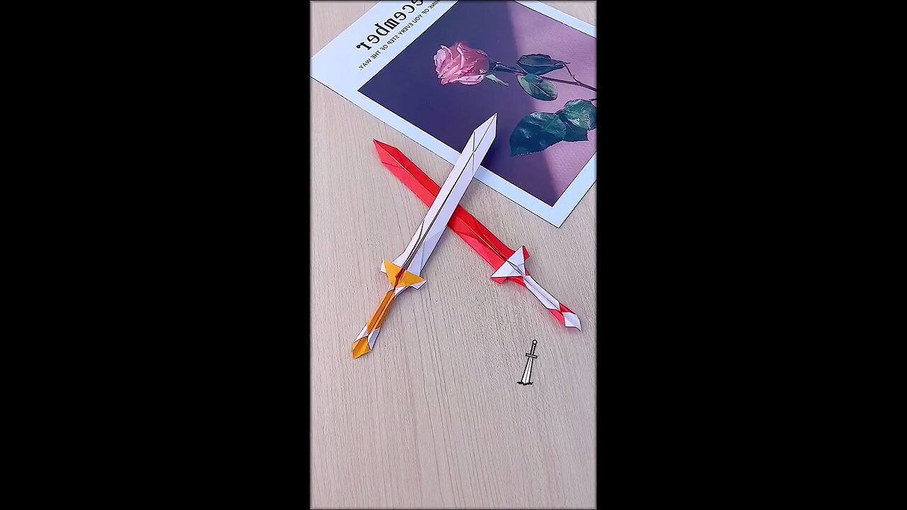 Swords of paper 🙀 ( Must See) #papercraft #paperart #crafts #diycrafts