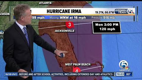 Category 5 Irma's winds remain at 185 mph, Hurricane Jose forms