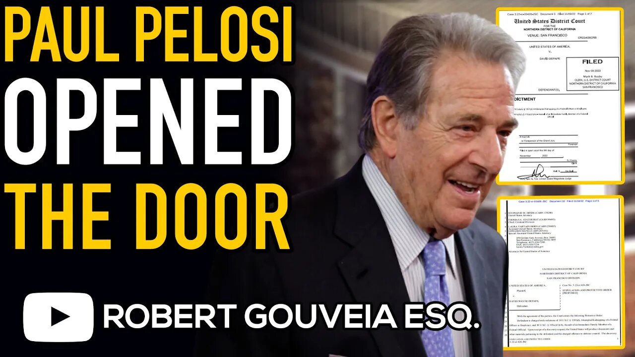 Paul Pelosi OPENED THE DOOR According to BODYCAM Showing FBI LIED?