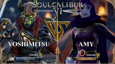 SoulCalibur VI — GiGiKh (Yoshimitsu) VS Amesang (Amy) | Xbox Series X Ranked