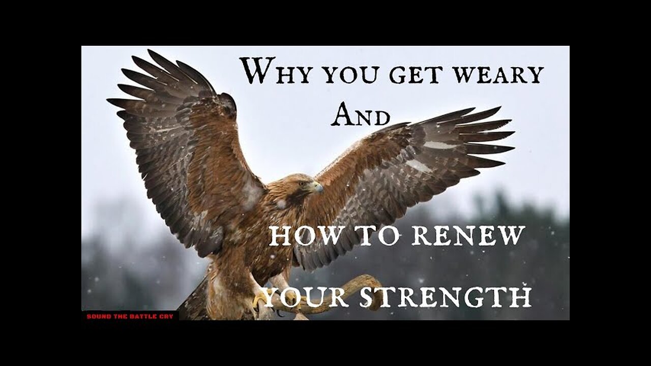 **TRUE Biblical Christian Found!** Why You Get Weary and How to Renew Your Strength