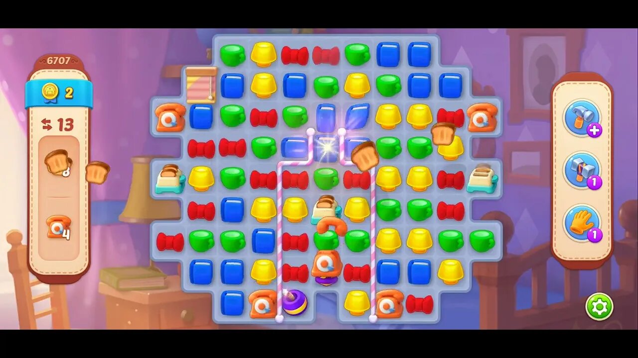 Playrix Homescapes Gameplay Walkthrough Level 6707