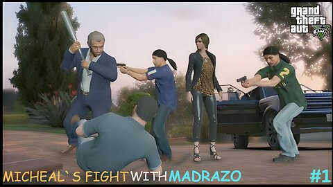 Michael`s fight with Martin Maderazo ! GTA V GAMEPLAY #1