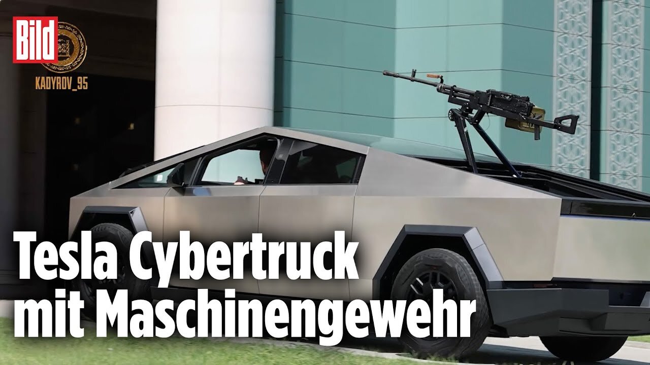 Putin-Bluthund Kadyrow prahlt mit Cybertruck