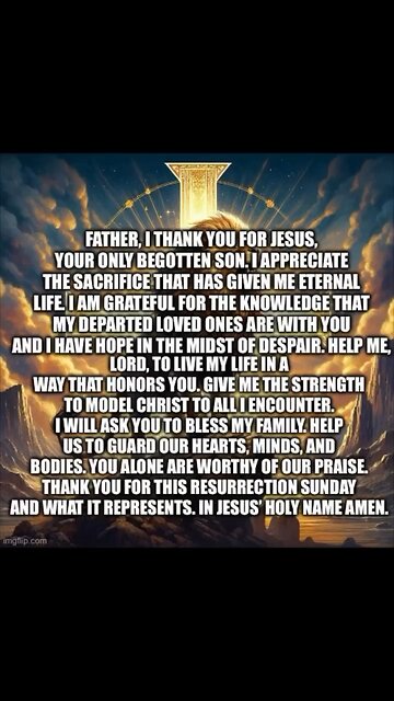 Happy Resurrection Sunday. This is my prayer for you today. #prayer #bibleverses