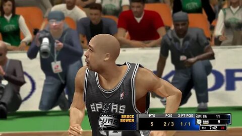 NBA Simulations: The 2003 San Antonio Spurs vs The 1986 Boston Celtics @ Boston Garden