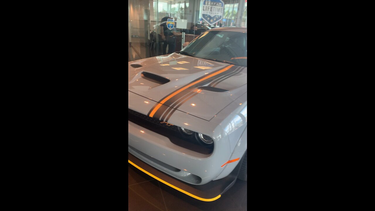 2022 Dodge Challenger Scatpack Orange Edition