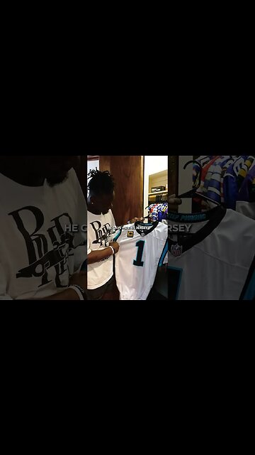 Michael Gallup’s jersey swap collection 🔥 #dallascowboys #shorts #camnewton