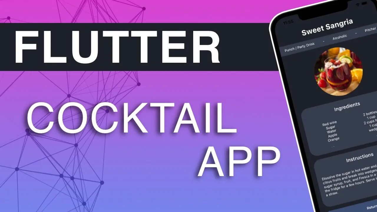 My Cocktail 🔴 Flutter App Tutorial [Full Course]