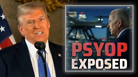 Trump DESTROYS The Biden Admin's Attempt To Terrorize The American People With Drone Psyop