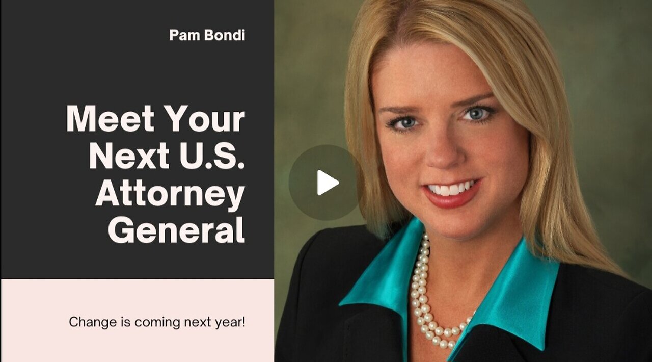 Who is Pam Bondi ? NEXT Attorney General