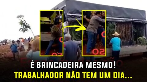 É brincadeira mesmo, o trabalhador brasileiro não tem um dia de paz