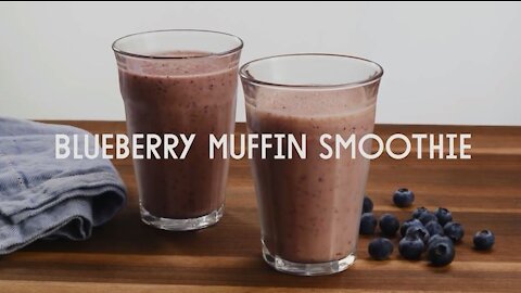 Blueberry Muffin Smoothie Recipe