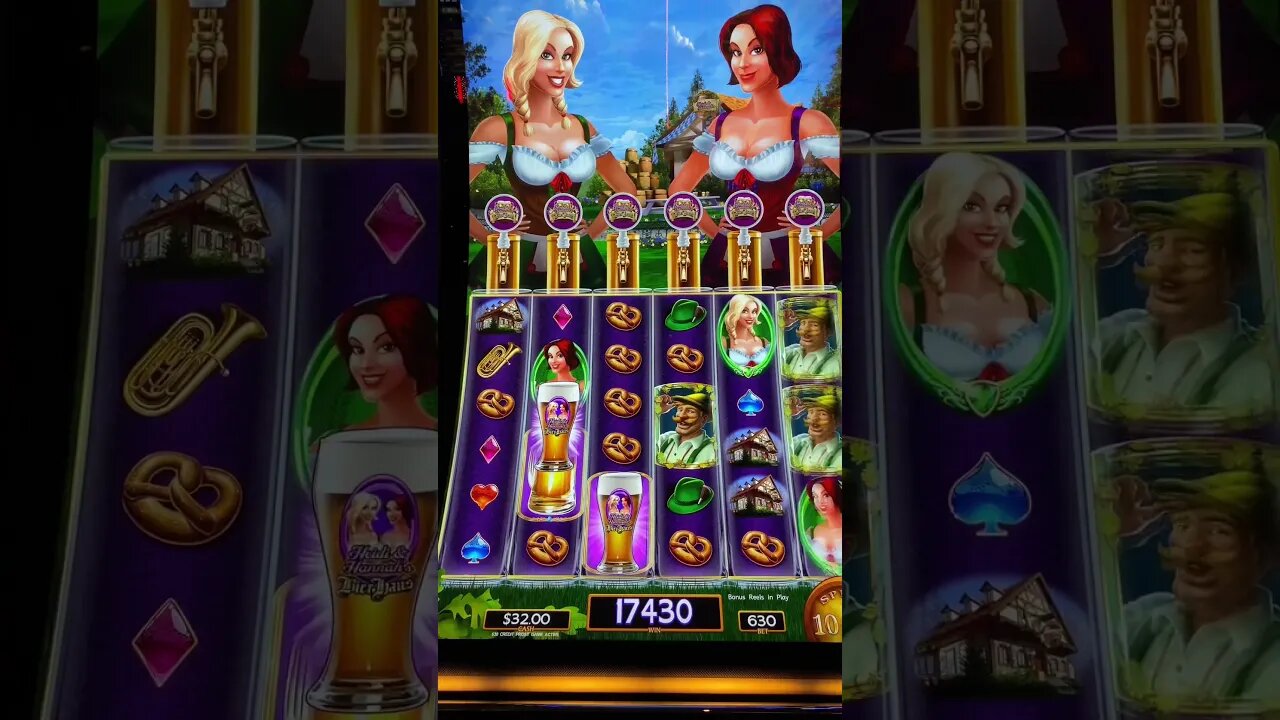 Bonus Spins on Heidi & Hannah’s Bier Haus Slot #shorts