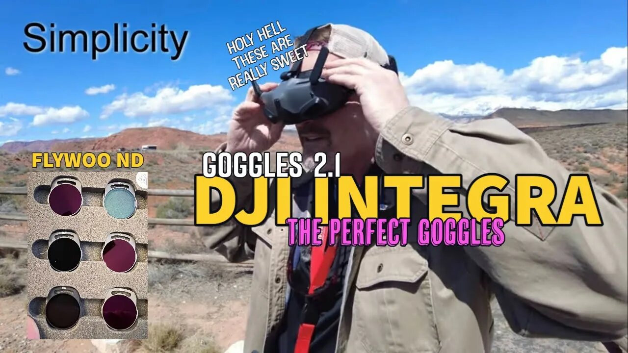 DJI INTEGRA FIRST FLIGHT - YEP, THESE GOGGLES DO IT ALL - FLYWOO ND for 03 Air Unit