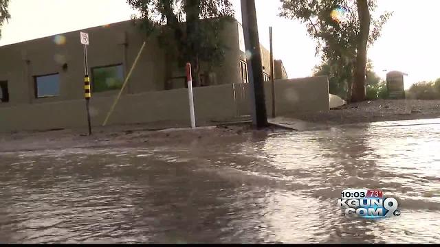 Saturday storms bring Tucson a wet evening