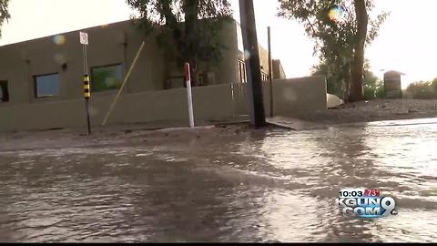 Saturday storms bring Tucson a wet evening