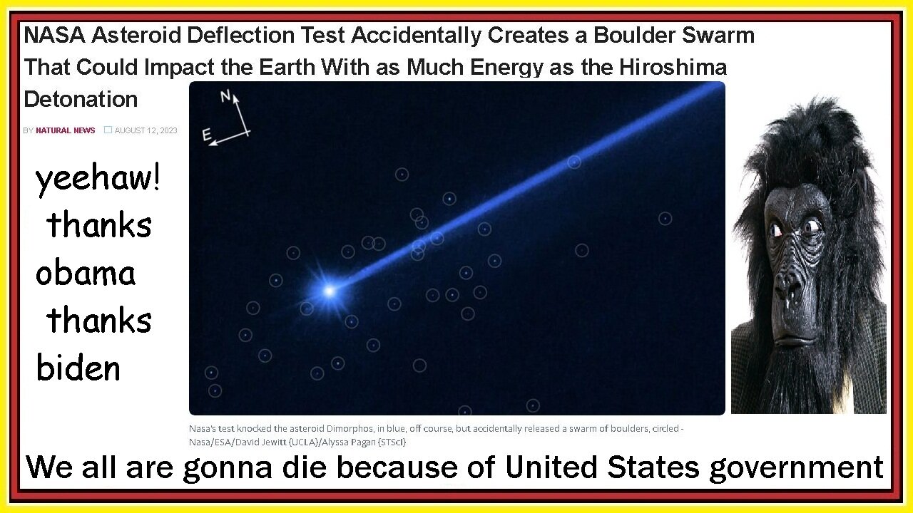 we're all gonna die because of the our government