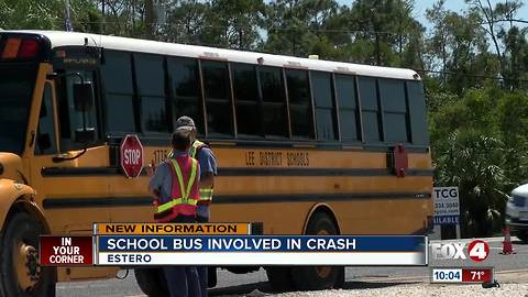 Woman dead after driving into the path of a school bus