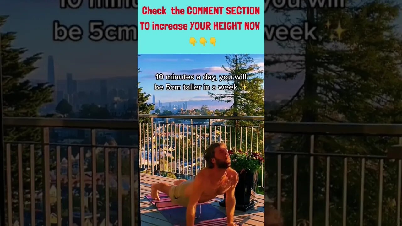 increase height with height increase exercises #shortsviral