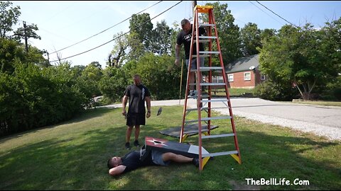 Bean Bag To The Nuts!!! (Ladder Edition)