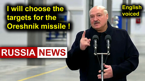 I will choose the targets for the Oreshnik missile! Lukashenko