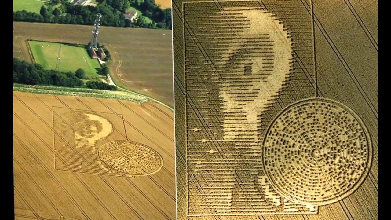 Crop Circle with Binary Code & Extraterrestrial Face! Uni Mathematician Decodes Message!