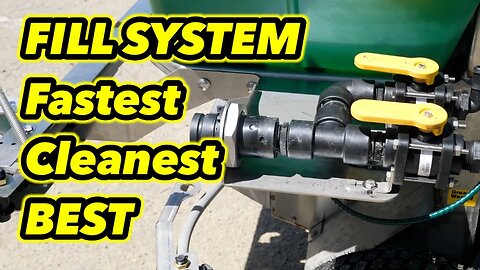 FASTEST and CLEANEST Way To Refill a Ride on Sprayer