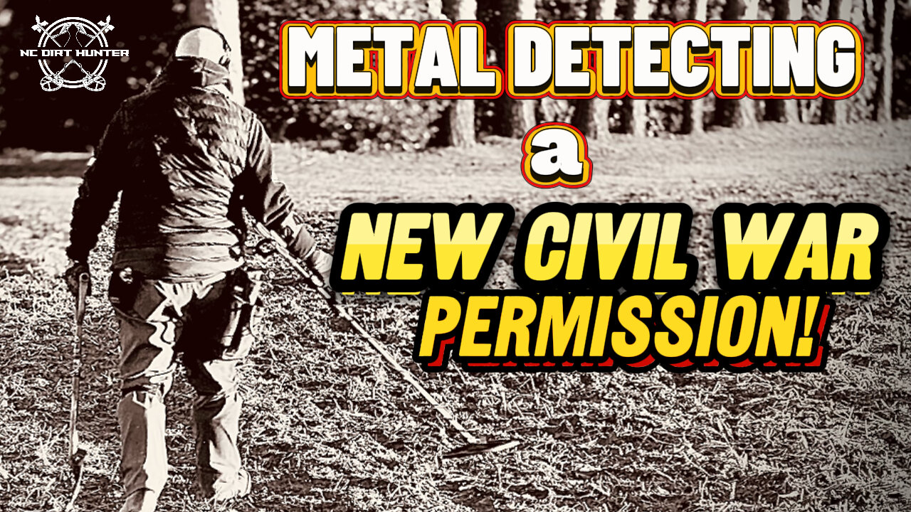 Metal Detecting a new CIVIL WAR permission! The first hunt of an amazing adventure!