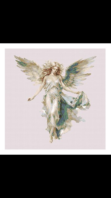 Guardian Angel Cross Stitch Pattern by Welovit | welovit.net | #welovit